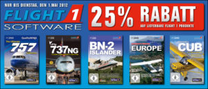 Flight1 Rabatt bei Aerosoft