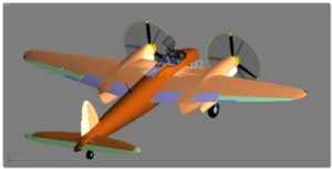 Sportflieger und ein Mehrzweckflugzeug