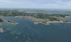 VFR-Szenerie für die Bretagne!