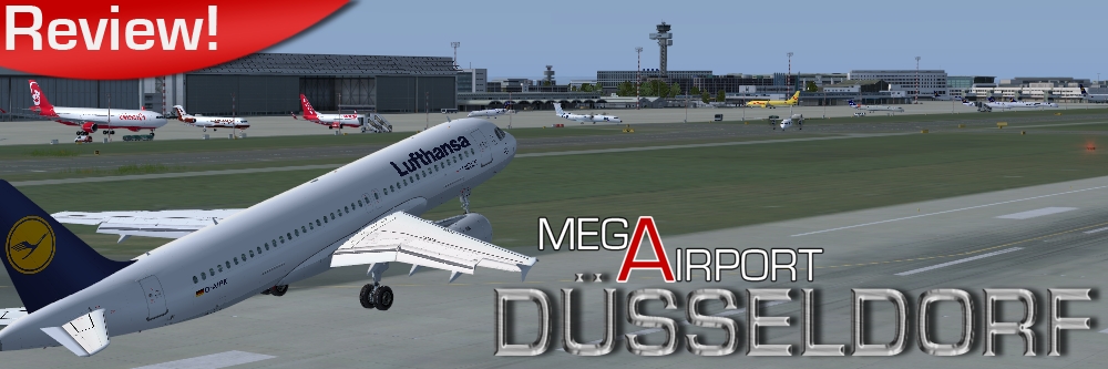 Review: Aerosoft, Mega Airport Düsseldorf - Banner