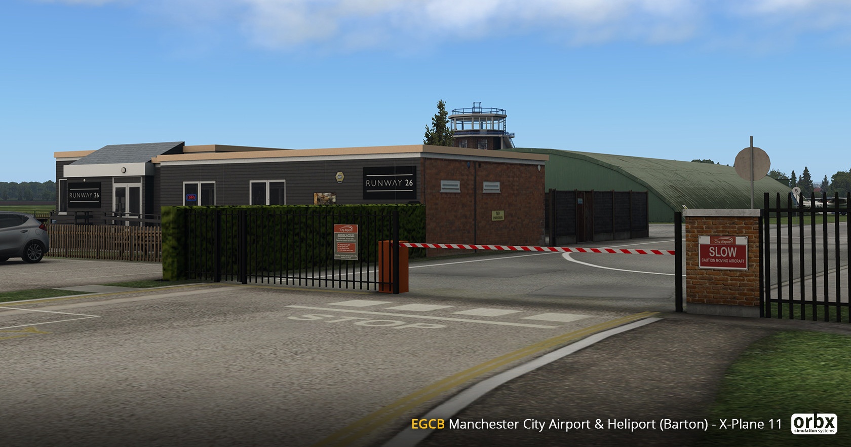ORBX Manchester City Airport Barton Heliport für X-Plane 11