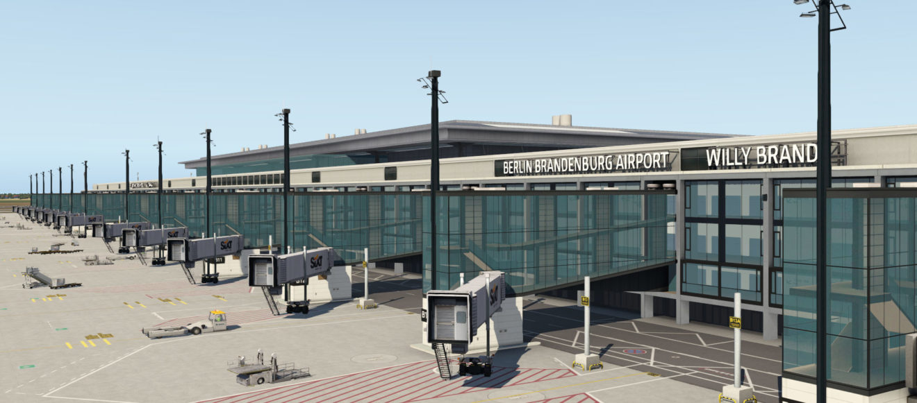 Flughafen Berlin-Brandenburg BER X-Plane 11 Preview