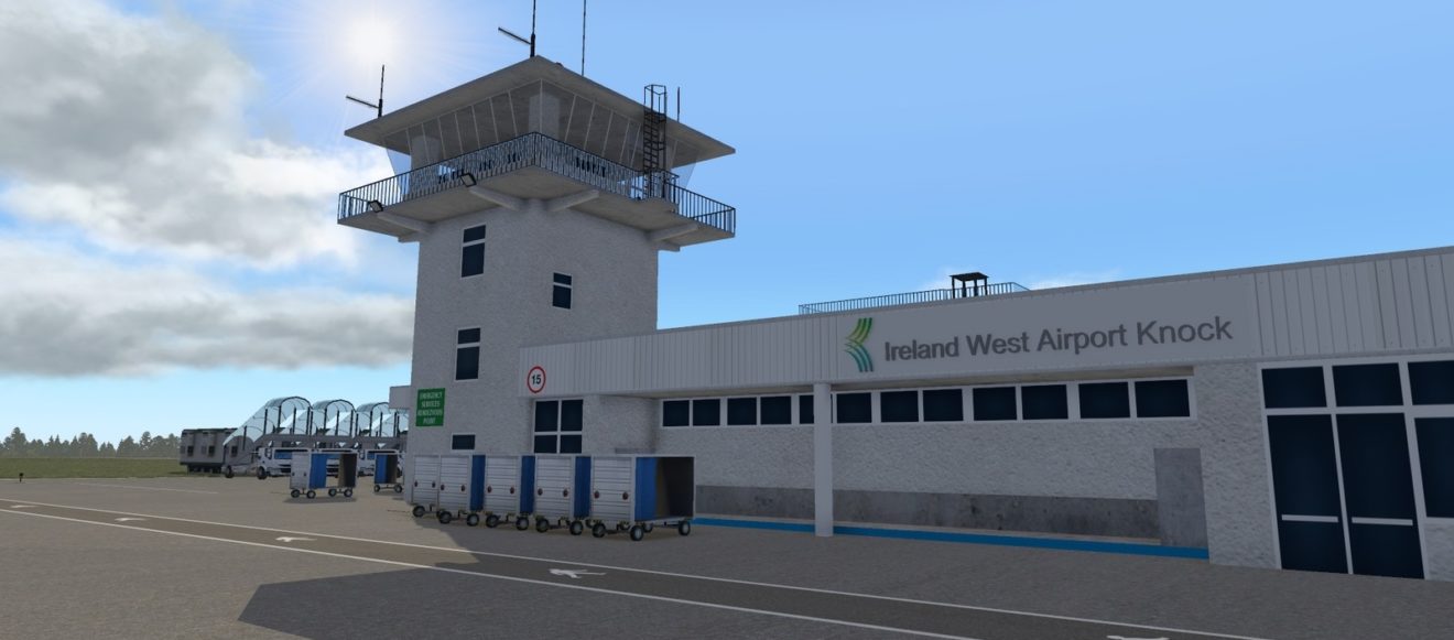 Der Ireland West Knock Airport (EIKN/NOC) für X-Plane 11 von XPIrishScenery