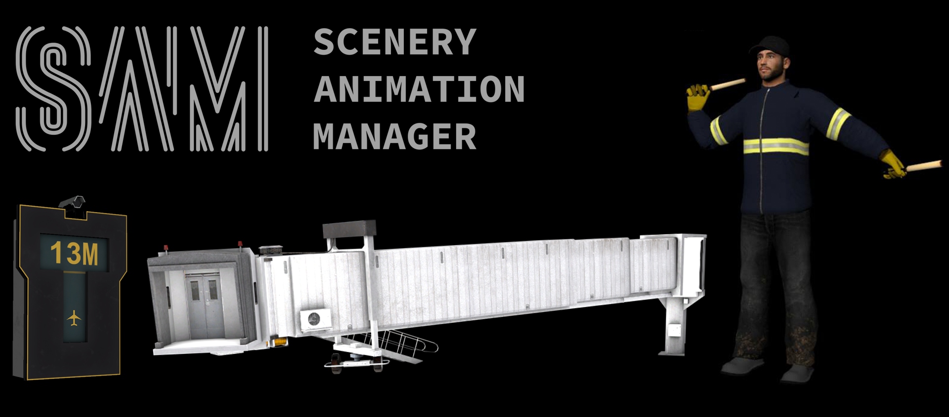 Stairport Sceneries: Scenery Animation Manager (SAM) für X-Plane 11