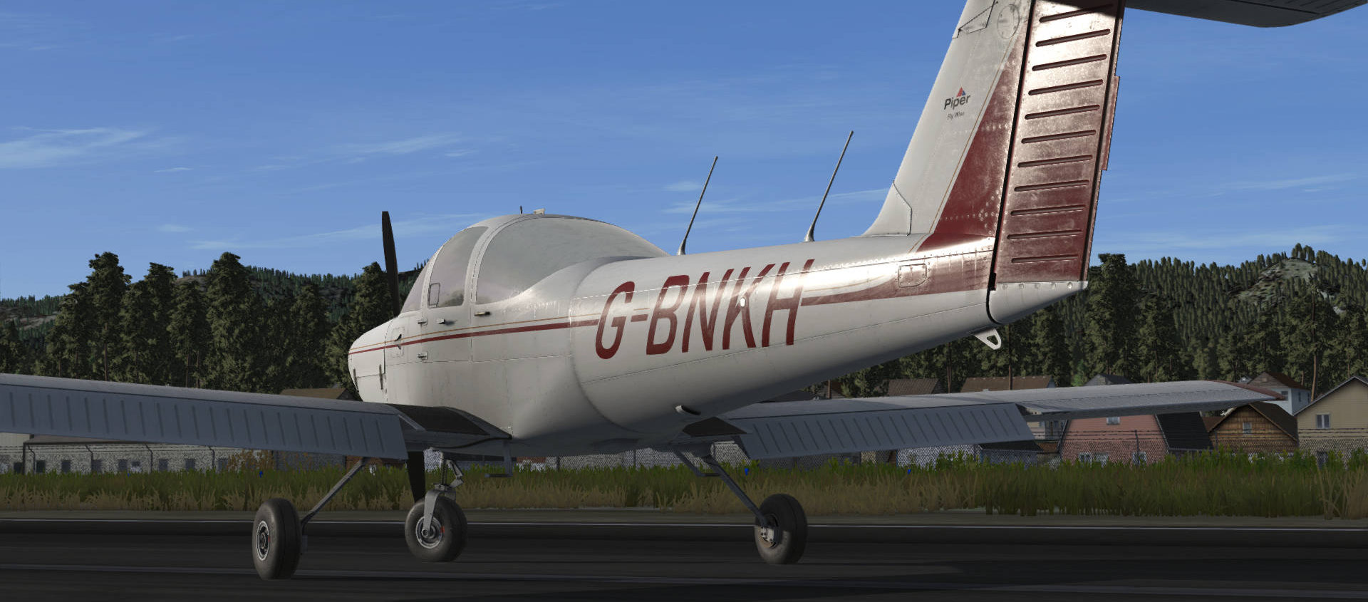 Just Flight Piper PA-38 Tomahawk WIP