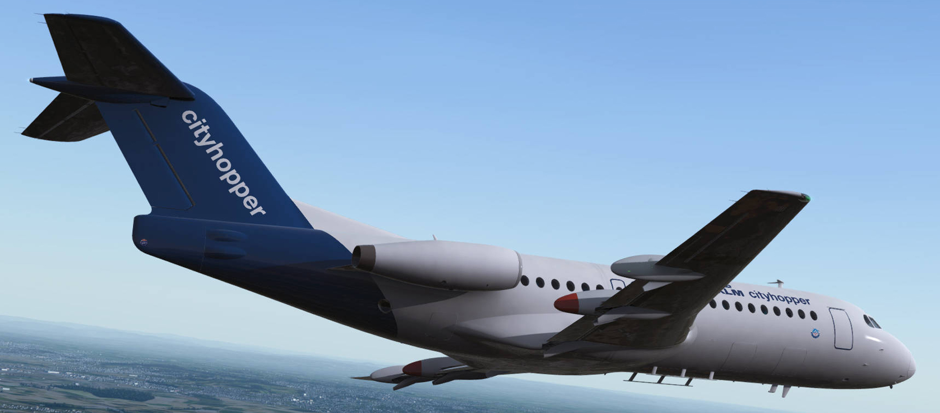 Just Flight Fokker F-28