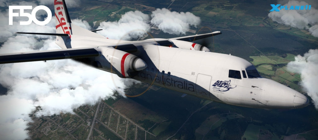 Die Fokker 50 von Carenado erscheint in Kürze für X-Plane 11.